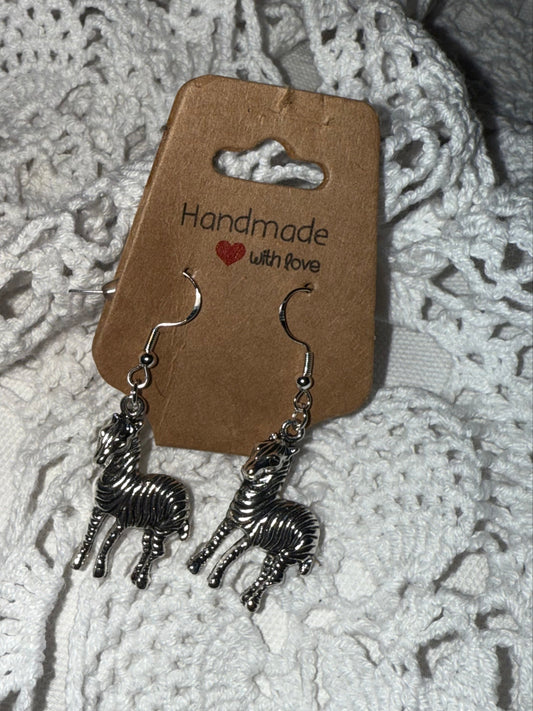 Zebra Earrings