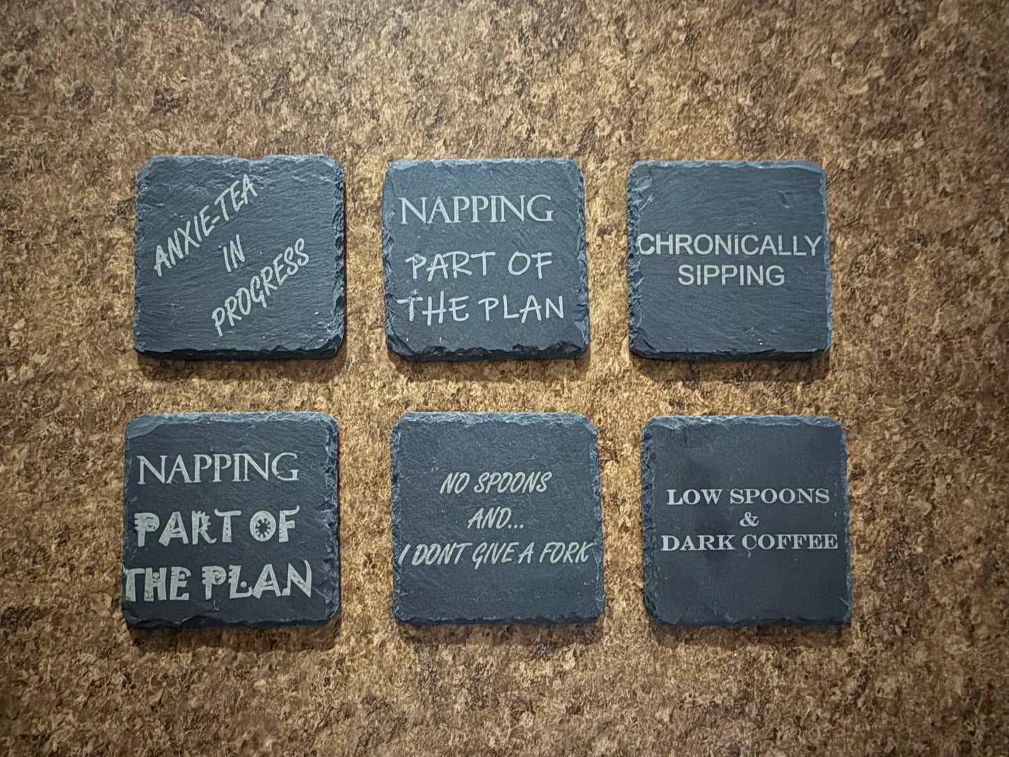 Chronic Illness Coaster Set